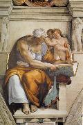 Michelangelo Buonarroti Cumaean Sibyl oil painting artist